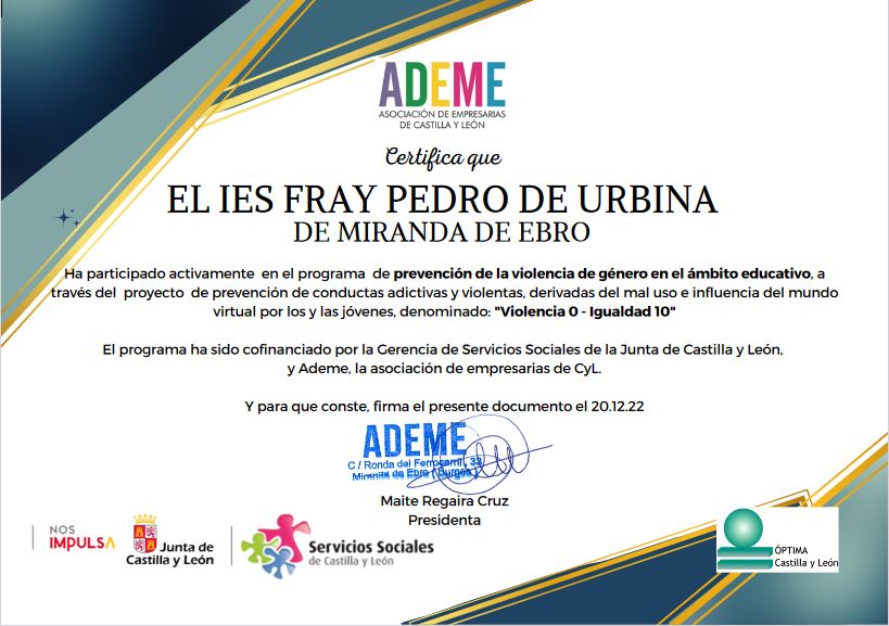 Diploma ADEME